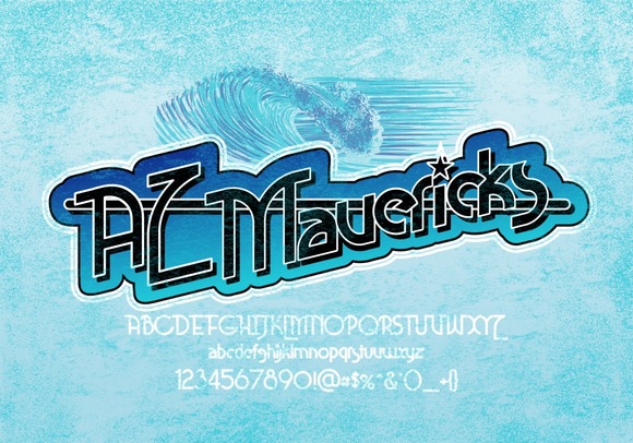 AZ Mavericks: A Retro-Inspired Font for Modern Strategic Communication