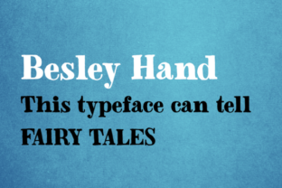 Besley Hand: A Playful Slab Serif with a Handwritten Twist