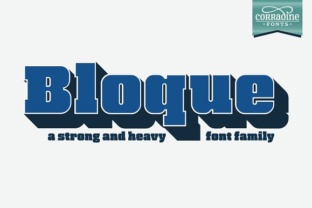 Bloque Family: A Bold Font for Creative Expression