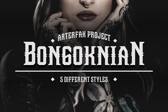 Bongoknian: A Bold Experiment in Slab Serif Typography