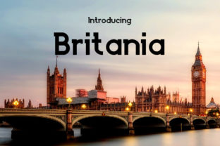 Britania: A Bold Slab Serif for Modern Designers