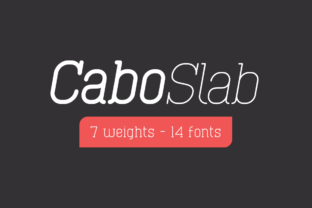 Cabo Slab: A Versatile and Elegant Font Family for Modern Design