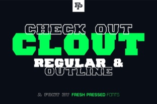 Clout: A Bold Typeface for Strategic Communication and Design Impact