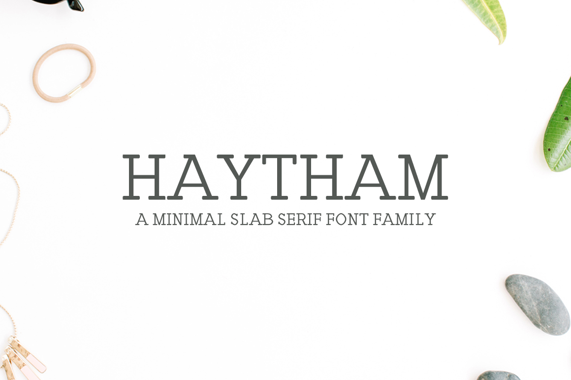 Haytham Font Family: A Modern Slab Serif for Every Project