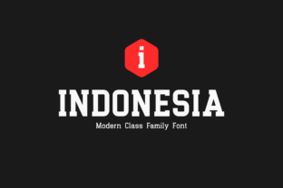 Indonesia Font: A Bold and Clean Choice for Modern Design
