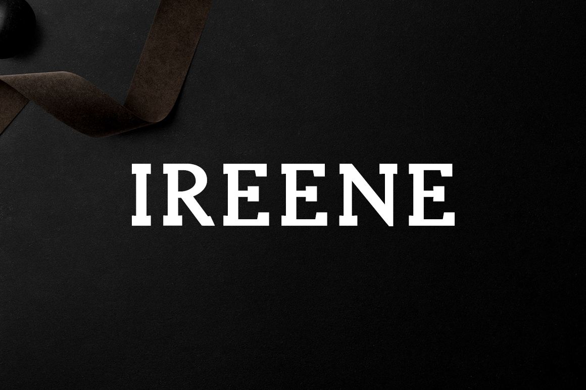 Ireene: A Slab Serif Font with Simplicity and Strength