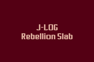 J-LOG Rebellion Slab: A Modern Approach to Bold Typography