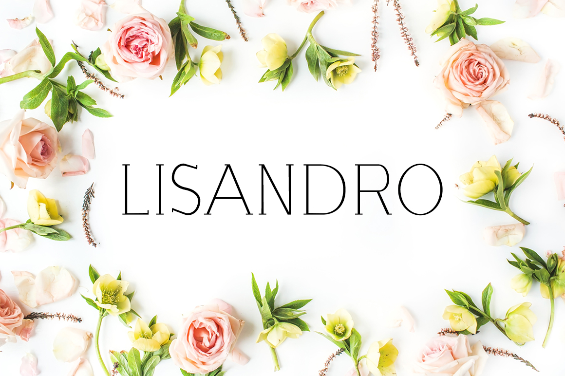 Lisandro: A Stylish Slab Serif Font for Creative Displays