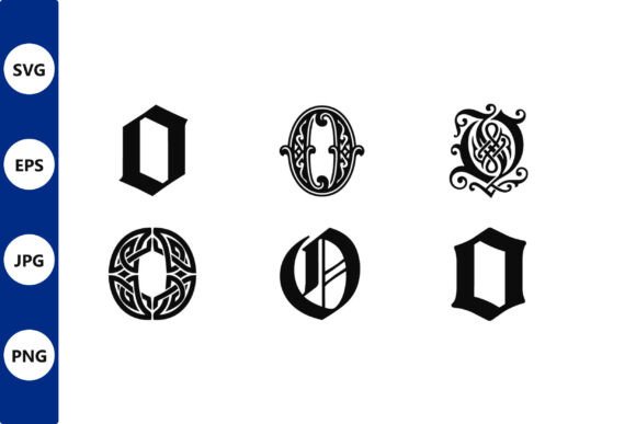 Ornamental Monogram Logo Set: Timeless Elegance for Modern Branding and Creative Projects