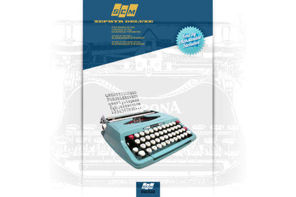 SCM Zephyr Deluxe: A Typewriter Slab Serif for Clear Communication