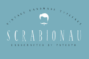Scrabionau: A Playful Font with Natural Charm