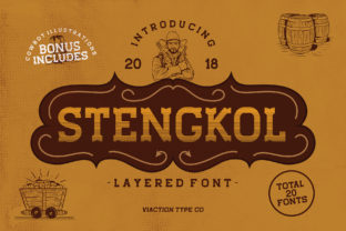 Stengkol: A Font Family That Adds Bold Flair to Any Design